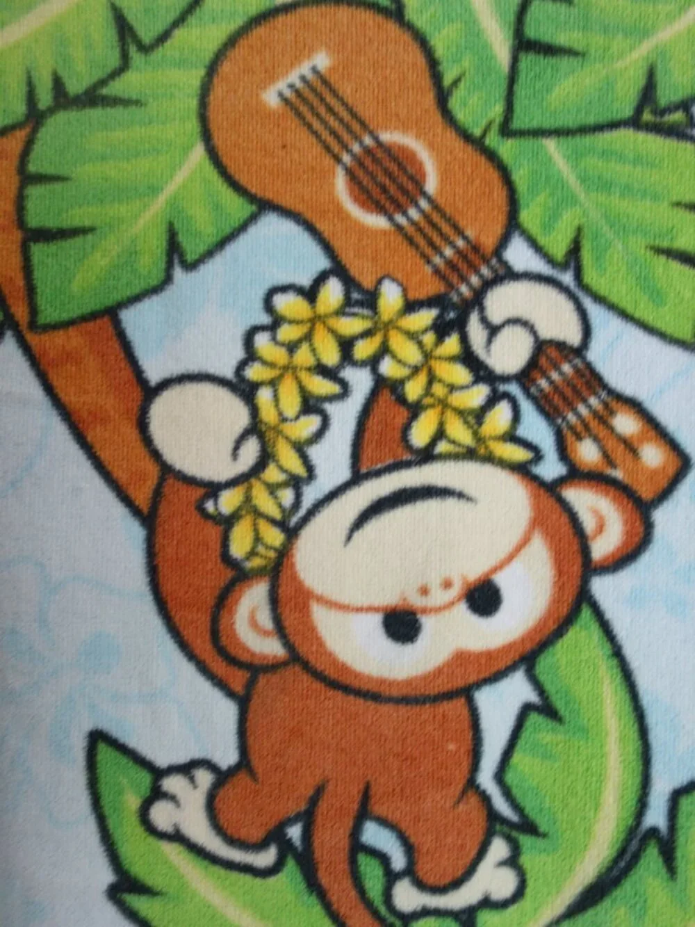 Vntg – GOTTA BE HAWAIIAN GBH Monkey Coconut Trees Beach Towel Approx. 30”x54”